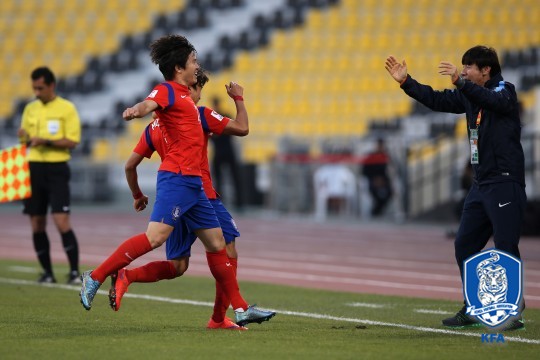 올림픽 축구대표팀,  "요르단 꺾고 4강행" 기사 이미지