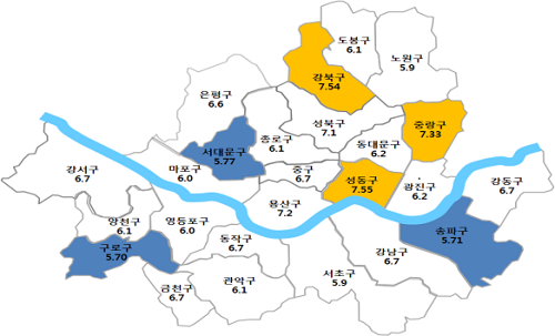 서울시 '2015년 4분기 주택 전월세전환율 6.4%' 조사 기사 이미지