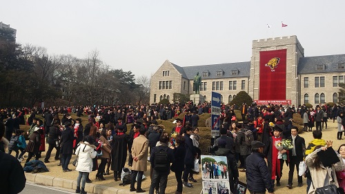 25일 오전 고려대학교 인촌기념관 강당에서 학위수여식이 열렸다(사진촬영=이병민기자)